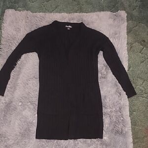 Elegant Black Women's Cardigan